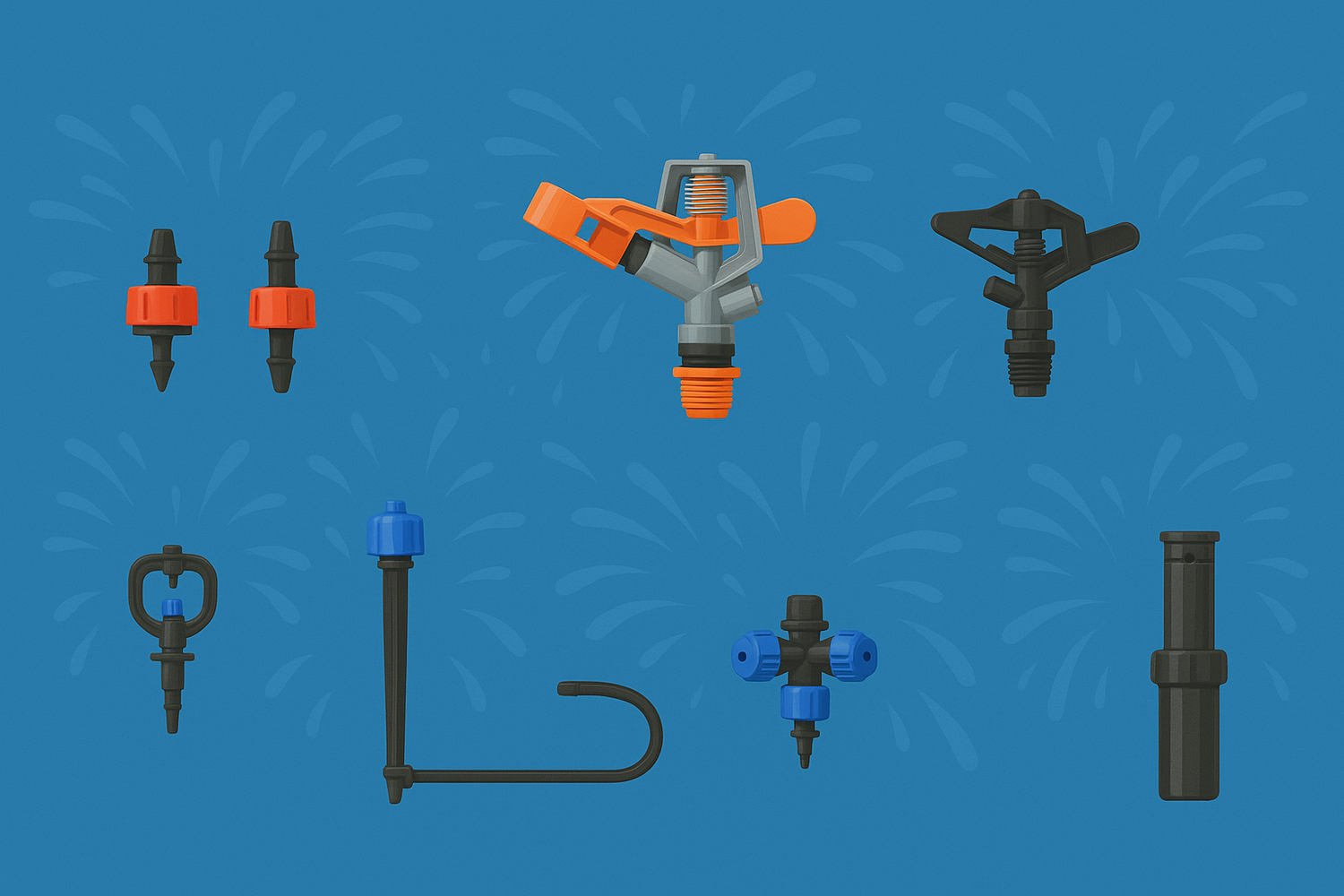 رشاشات الماء بانواعها المختلفه