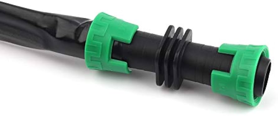 "وصلة ربط شريط تنقيط أخضر وأسود"