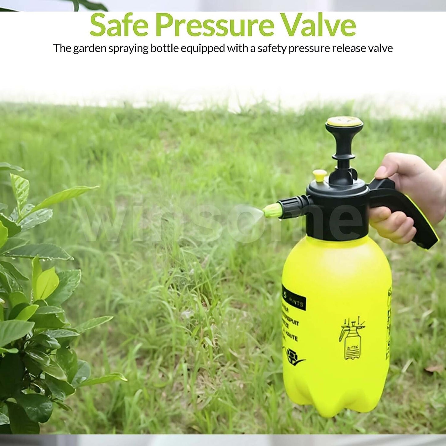 "بخاخ يدوي صغير سعة ١.٥ لتر للحدائق المنزلية"