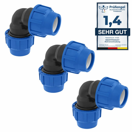 "كوع بلاستيك ضغط عالي 50 مم للخطوط الرئيسية"