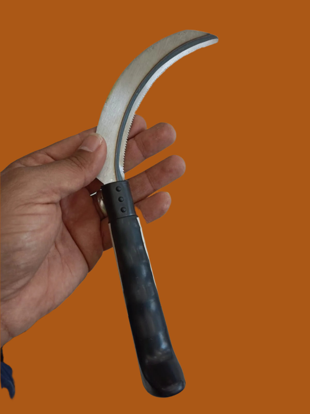 منجل بمقبض بلاستيك – طول ٢٨.٥ سم – فولاذ منجنيز