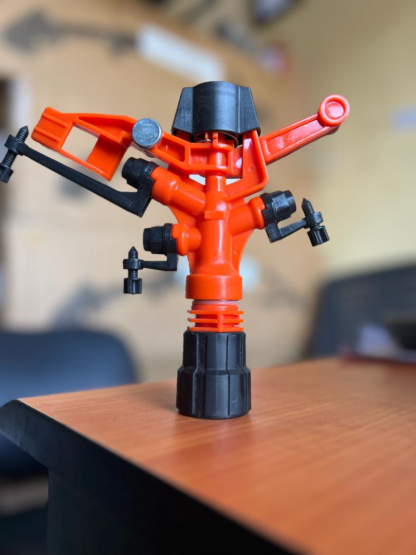 رشاش زراعي دائري ثنائي الفوهة مقاس 3/4 بوصة و1 بوصة مصنوع من خام البولي أسيتال