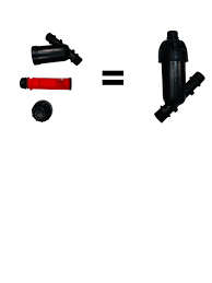 "فلتر قرصي يستخدم مع شبكات الري الحديثة في البيوت المحمية"