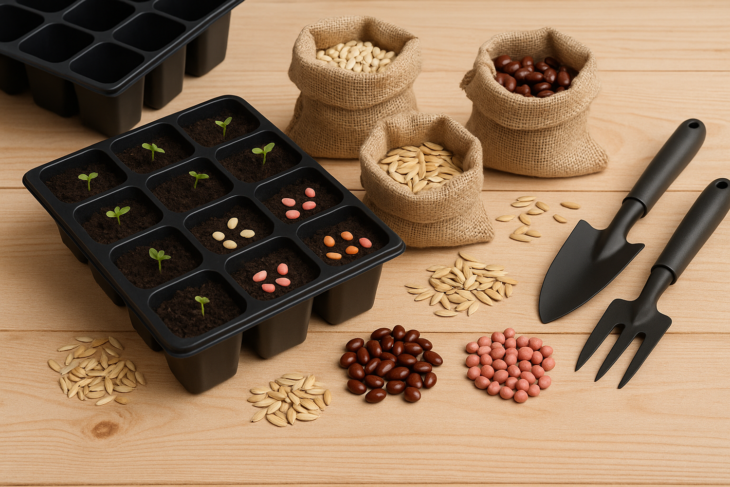 قسم البذور (بذور+صوانى الشتلات)