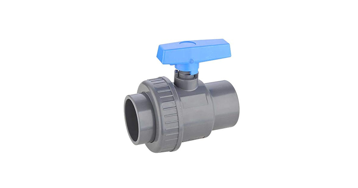 "محبس كروي PVC مقاس 1 بوصة مقبض T"