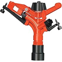 "رشاش نبضي 3/4 بوصة بفوهتين للري الزراعي"

