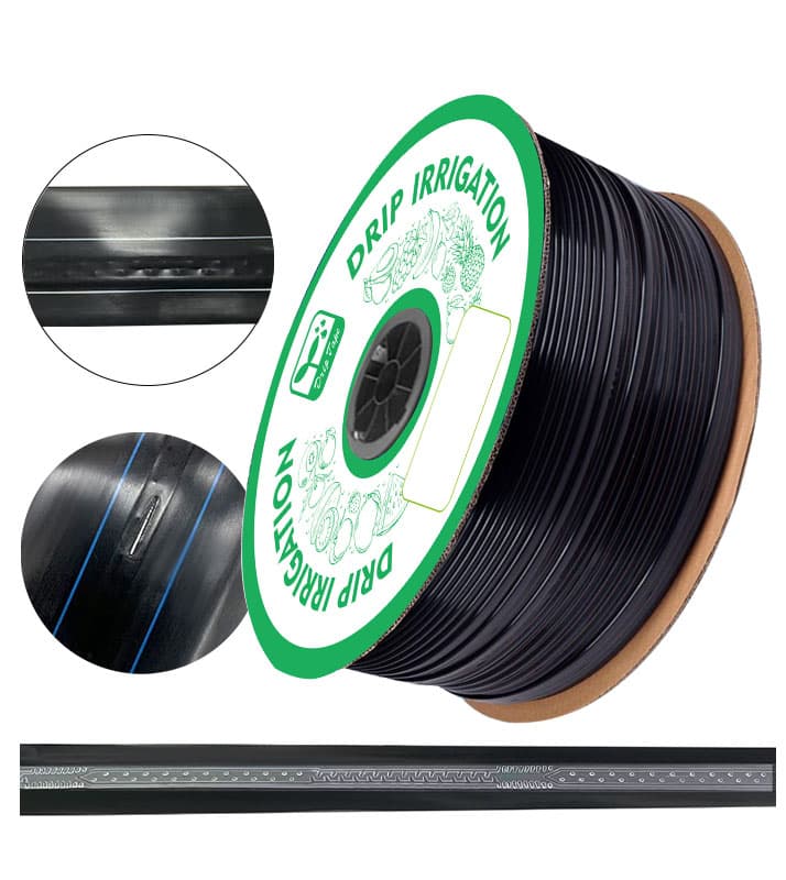 أنبوب ري بالتنقيط جانبي بطول 2000 متر وقطر 16 مم، بمسافة 30 سم