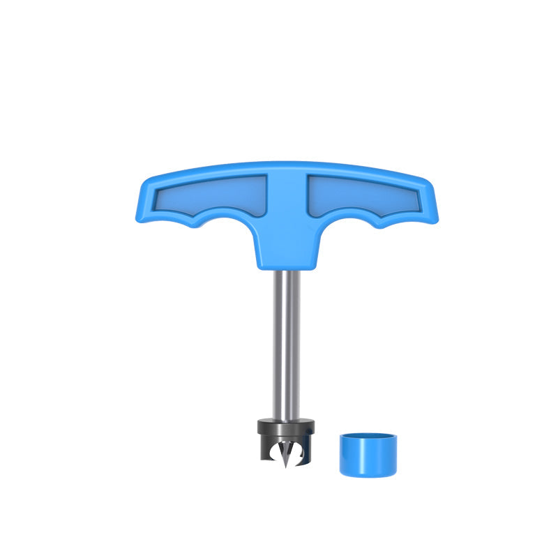 "أداة عمل فتحات ١٦ ملم لشريط التنقيط"