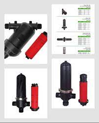 "فلتر مياه مزود بأقراص بلاستيكية لتنقية فعالة في المزارع"