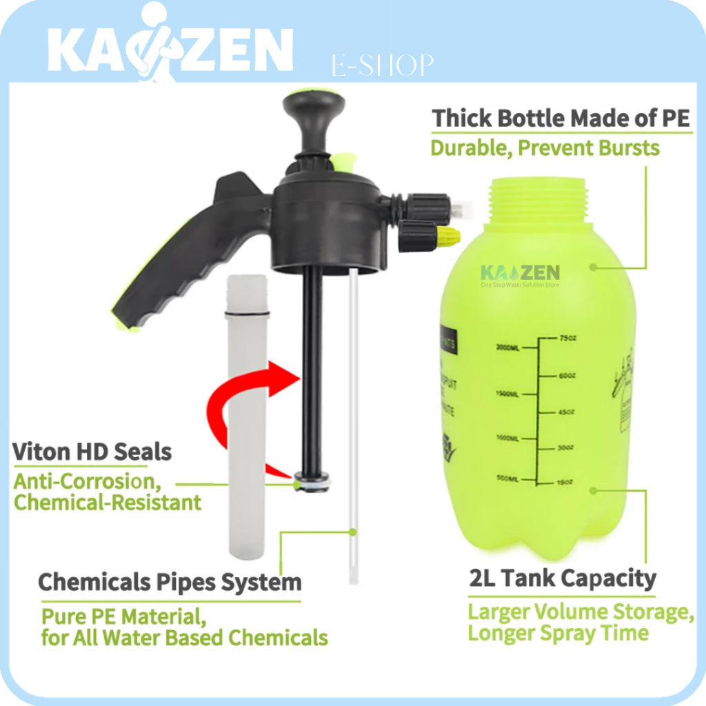 "بخاخ يدوي صغير لرش الماء والمعقمات سعة ٢ لتر"

"بخاخ رش زراعي منزلي خفيف الوزن سعة ٢ لتر PE"

"بخاخ محمول للمبيدات والأسمدة الورقية سعة ٢ لتر"
